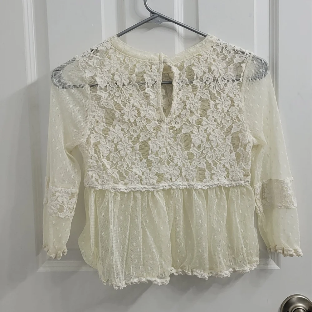 Free People Lace Blouse